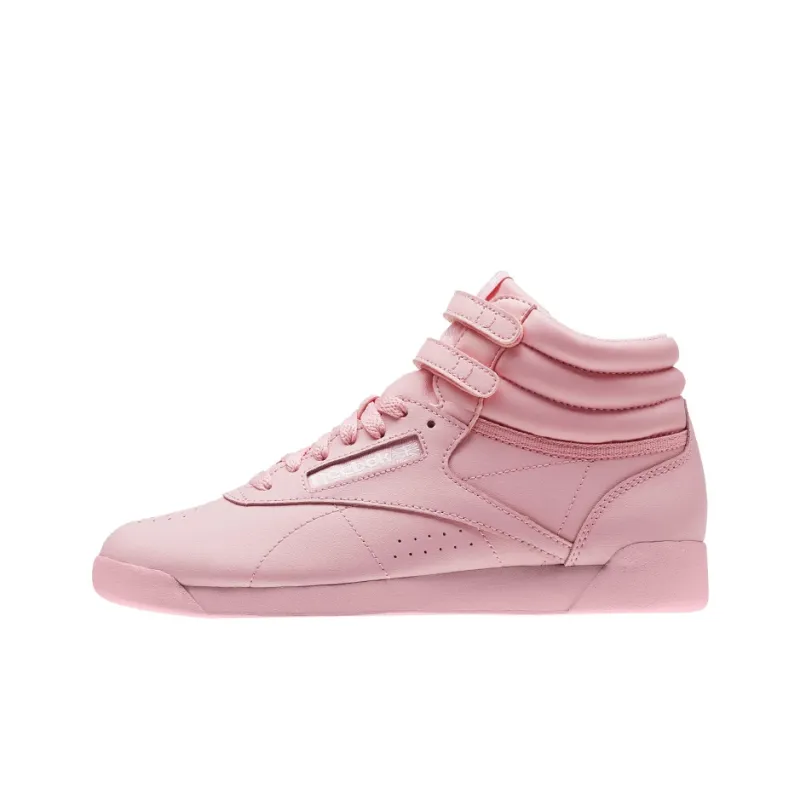 Reebok Skateboard Shoes Women's High-Top Pink-0