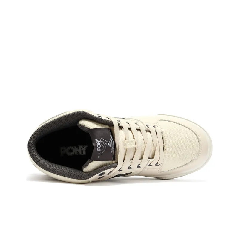 PONY Atop Breathable Low Top Skateboard Shoes Women's Greige-3
