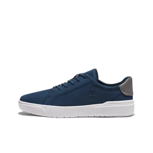 Timberland Seneca Bay Wear resistant And Lightweight Low Top Skateboard Shoes Men's Marine Blue