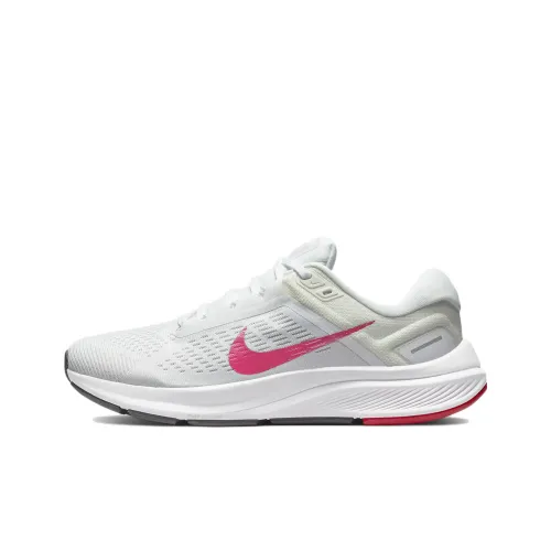 Nike Zoom Structure 24 Running Shoes Women's Low-Top White/Pink