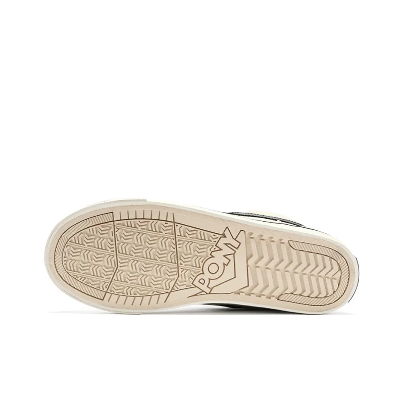 PONY Atop Breathable Low Top Skateboard Shoes Women's Greige-4