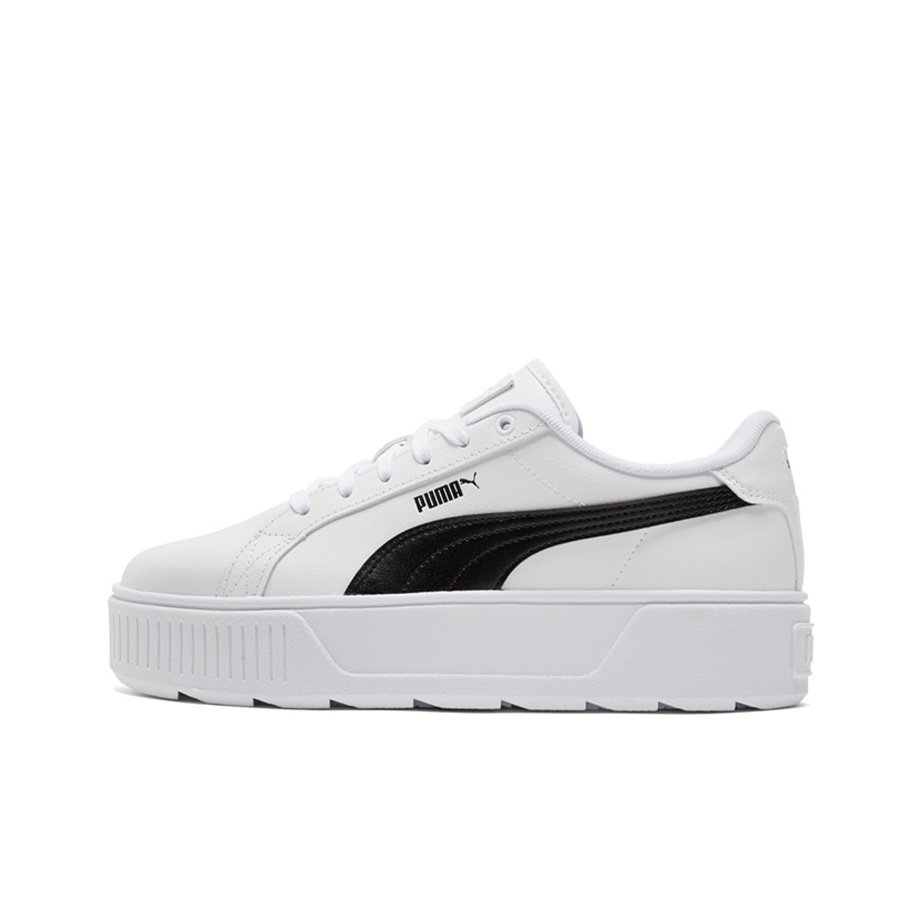 Puma Women's Karmen Leather 'White Black' - POIZON