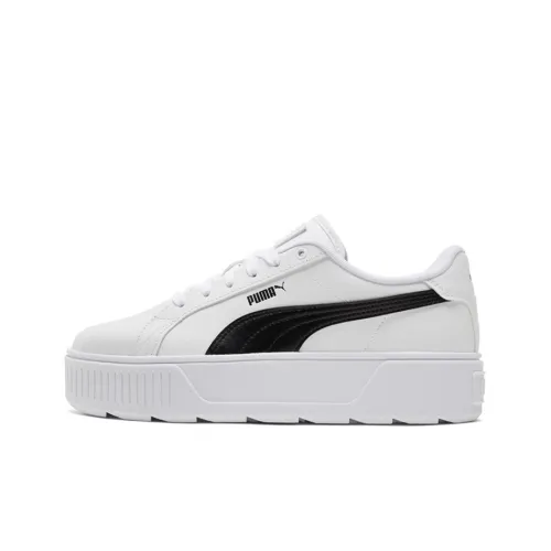 Puma Women's Karmen Leather 'White Black'