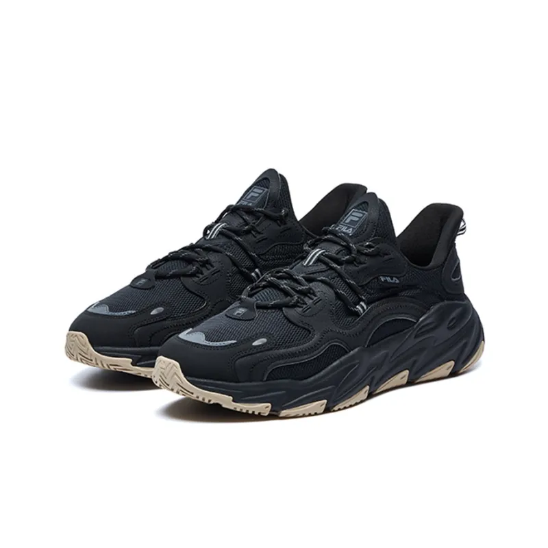 FILA Wave Low Top Shoes 'Black'-1