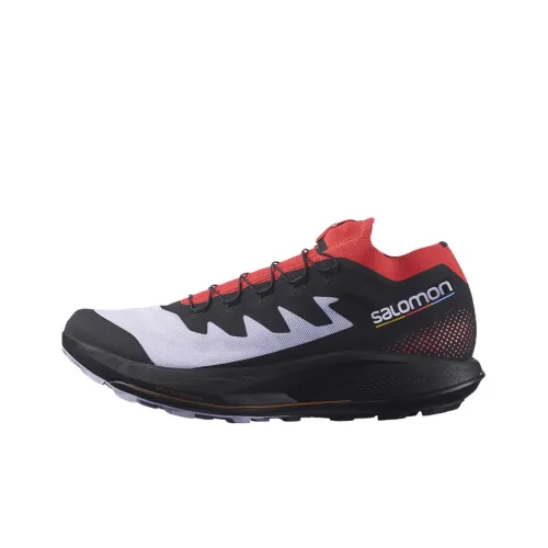 SALOMON Pulsar Trail PRO 2 Running Shoes Men Low-Top Black/Gray/Red