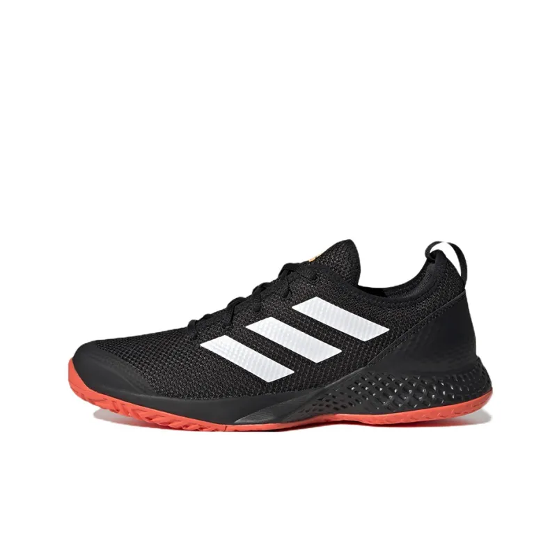 Adidas Courtflash Tennis Low Top Tennis Shoes Men's Black-0