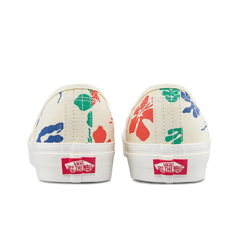 Vans Authentic 44 Dx Low Tops Casual Skateboarding Shoes White Multi Color Printing Unisex 'White Blue Yellow'-4
