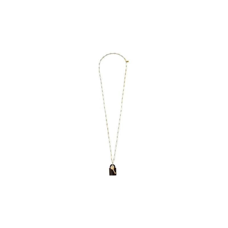 HERMES Amulette Necklaces Unisex Light Gold-1