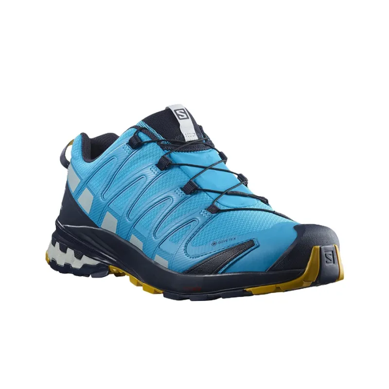 SALOMON XA Pro 3D V8 Wear-Resistant Low-Top Running Shoes Men's Blue-1