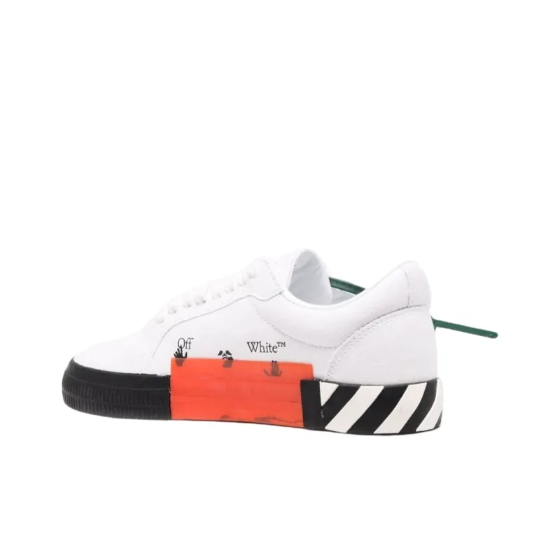 OFF WHITE Vulc Low Canvas White Black SS22-3