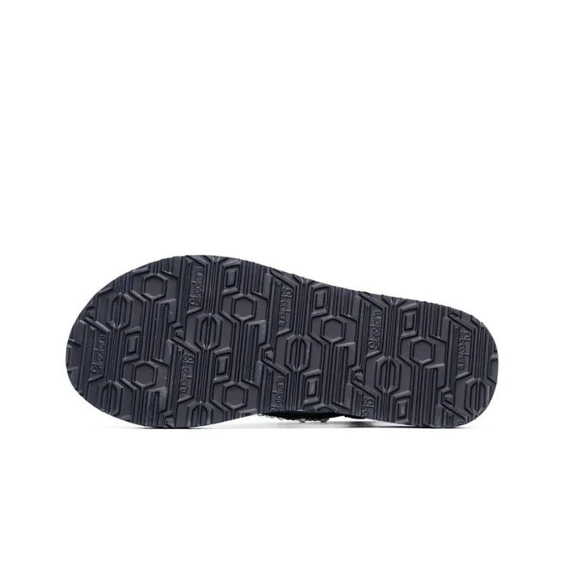 Skechers Meditation Beach Sandals Women's Blue-4