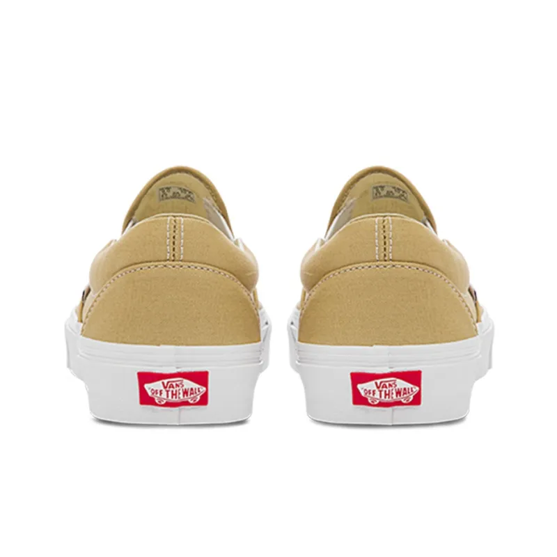 Vans Slip on Low Tops Casual Shoe Unisex Brown Yellow-4