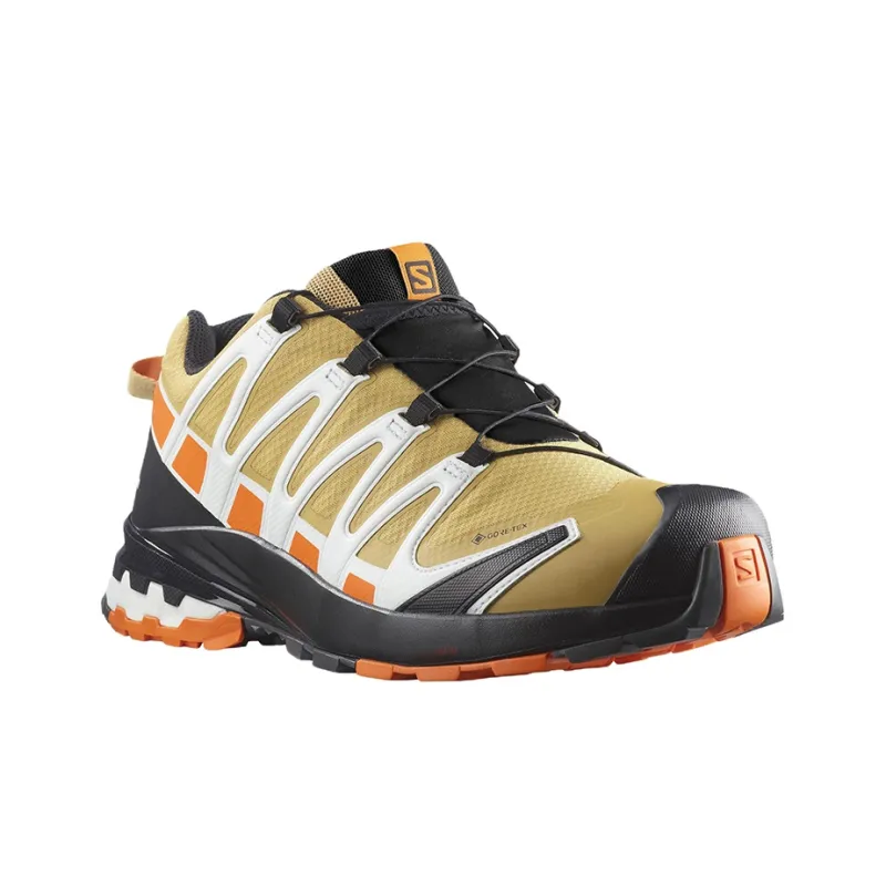 SALOMON XA Pro 3D V8 Anti-Slip And Wear-Resistant Breathable Low-Top Trail Running Running Shoes Men's Ginger Yellow-1
