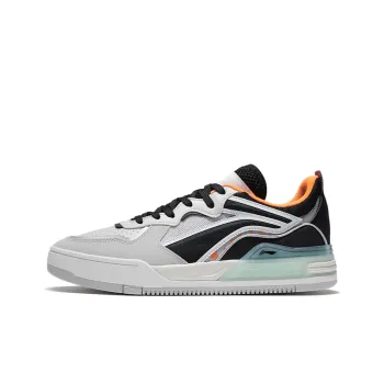 LiNing Wave V1 Anti Slip Wear Resistant Low Top Skateboard Shoes Men's Gray Black