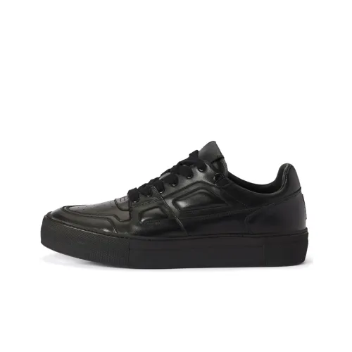 AMIPARIS Skateboard Shoes Unisex Low-Top Black