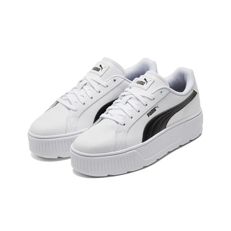 PUMA Karmen Leather 'White Black' Women's-2