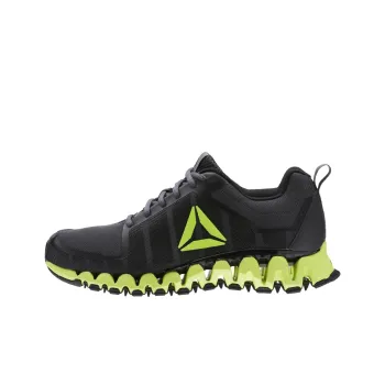 Reebok Zig Wild TR 5.0 Anti-Slip Wear-Resistant Low-Top Running Shoes Men's Graphite Gray Green