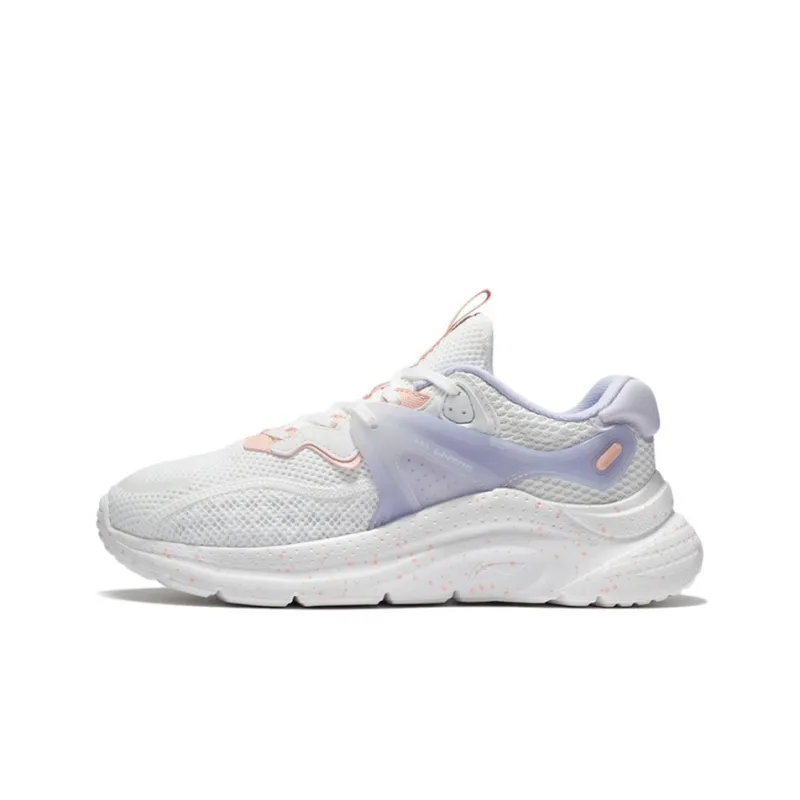 LiNing Liuyun Anti Slip And Wear Resistant Breathable Low Top Sports Casual Shoes Women's White-0