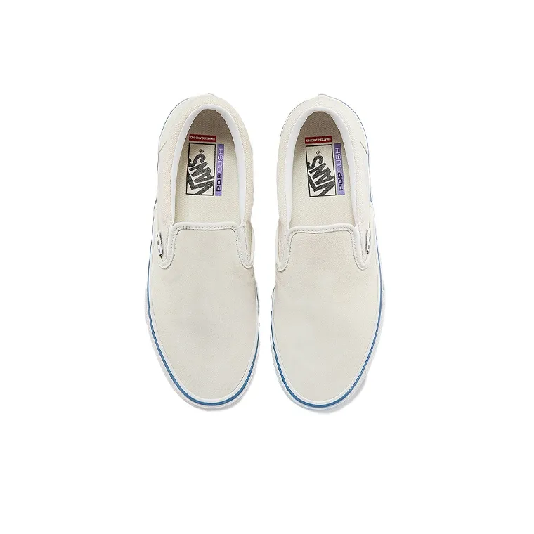 Slip On Skate Vans 'Raw Canvas   Classic White'-2