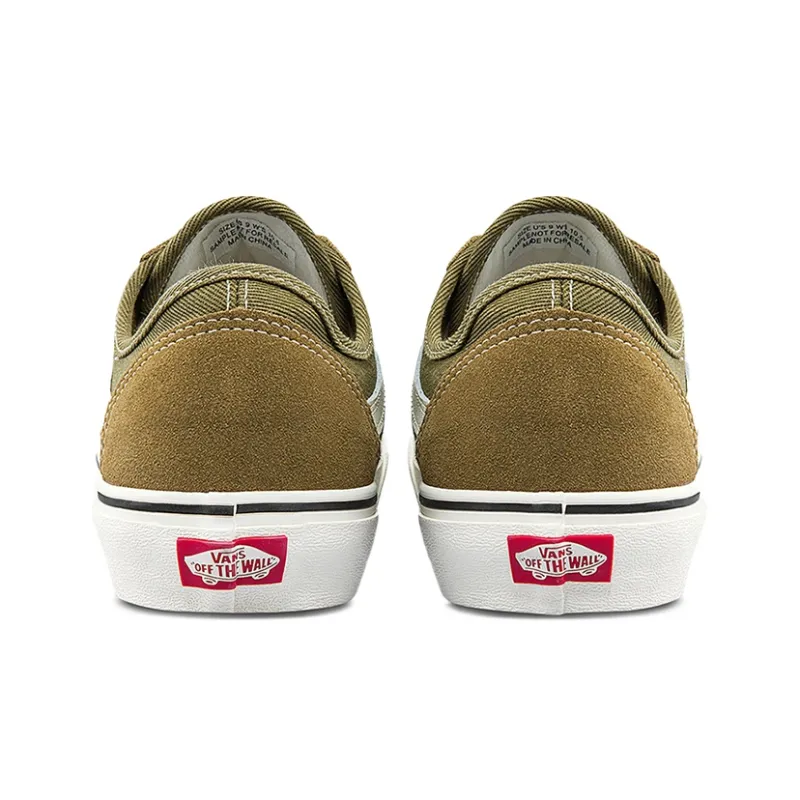 Vans Style 36 Lightweight Wear Resistant Low Top Casual Skate Shoes Unisex Military Green-4