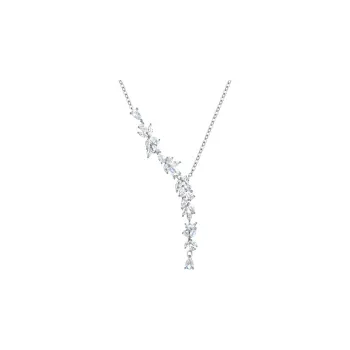 FANCI S925 Silver Fully Set With Gemstones Necklaces Women's