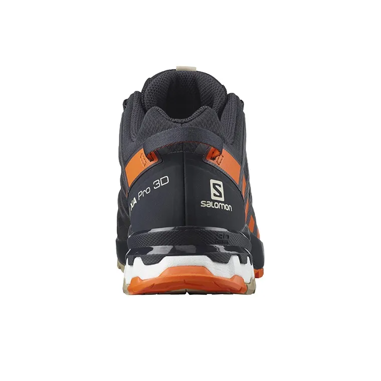 SALOMON XA Pro 3D V8 Wear-Resistant Low-Top Trail Running Running Shoes Men's Black Orange-3