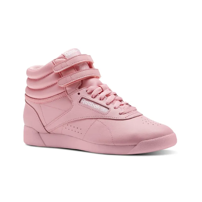 Reebok Skateboard Shoes Women's High-Top Pink-2