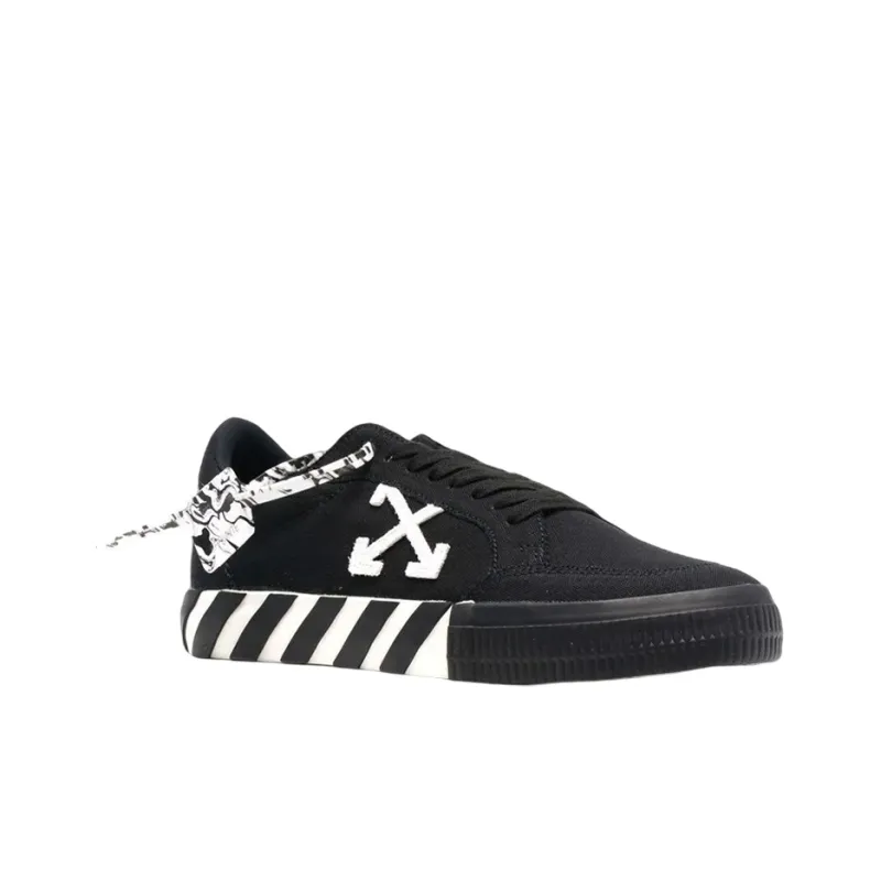 BLACK/WHITE CANVAS VULCANIZED in black | Off-White™ Official US