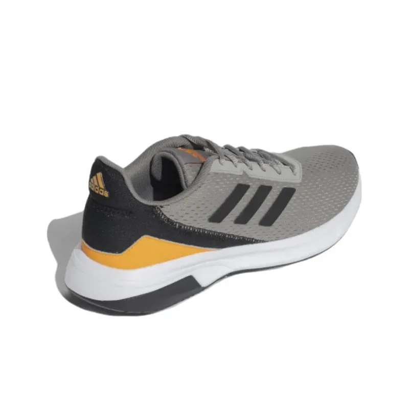 Adidas Runesy Durable Breathable Low-Top Running Shoes Men's Gray Black-3