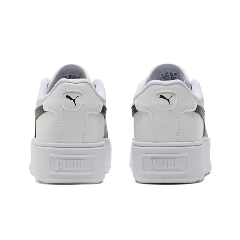 PUMA Karmen Leather 'White Black' Women's-4