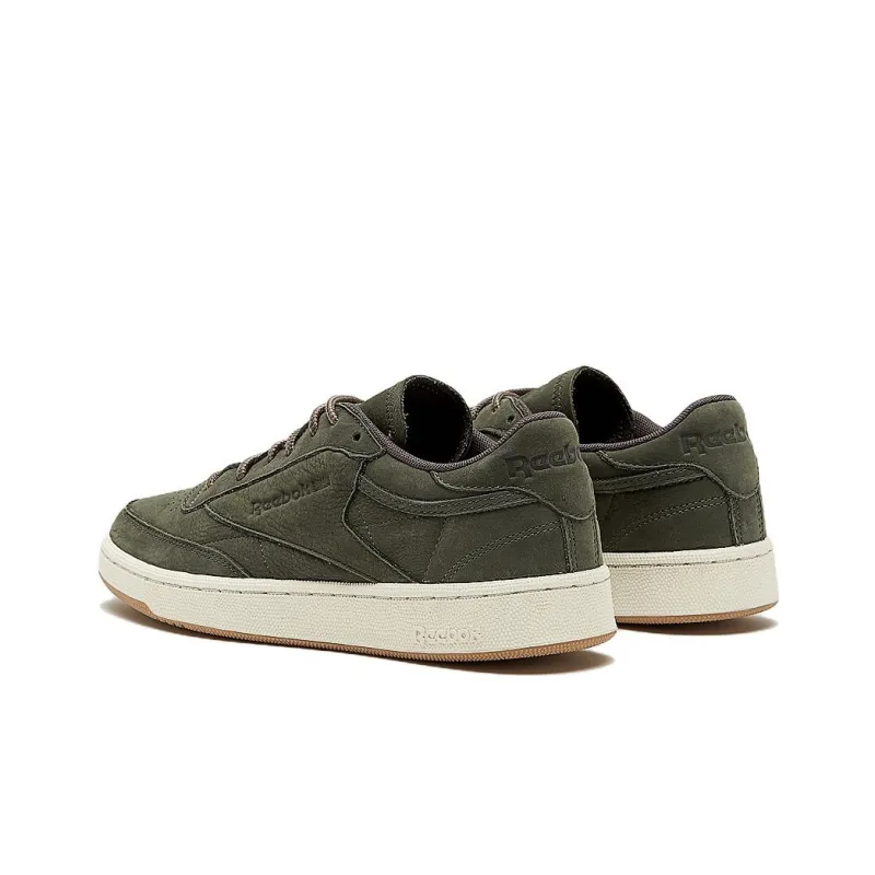 Reebok Club C Skateboard Shoes Men Low-Top Army Green-3
