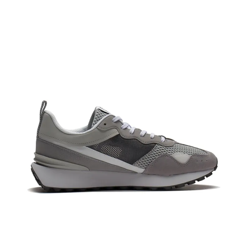 LiNing Fangyuan Classic Anti Slip Wear Resistant Low Top Sports Casual Shoes Men's Gray-1