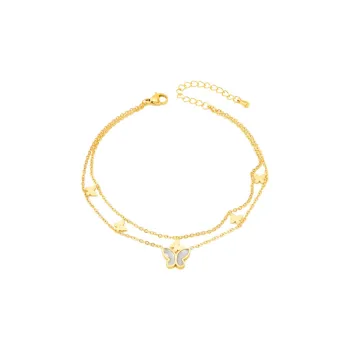 West Island Anklets Women's Gold