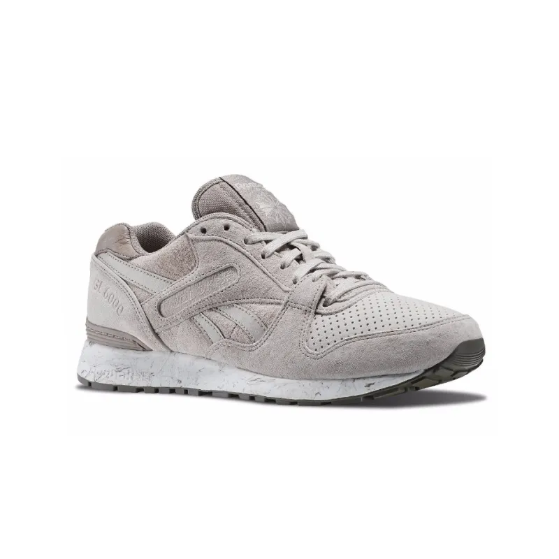 Reebok GL6000 Anti-Slip Wear-Resistant Low-Top Running Shoes Men's Gray Brown-2