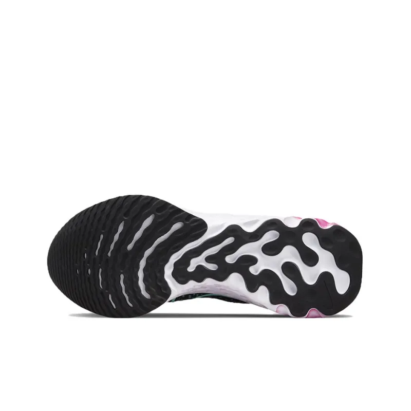 Nike React Infinity Run Flyknit 3 Black Pink Turquoise Women's-5