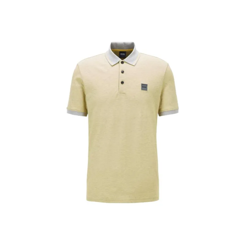 HUGO BOSS Polo Shirts Men Yellow-0