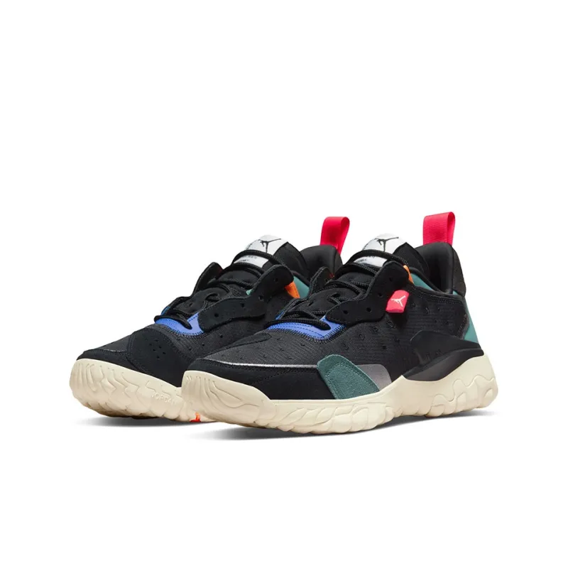 JORDAN Delta 2 Black University Red Mineral Slate-2