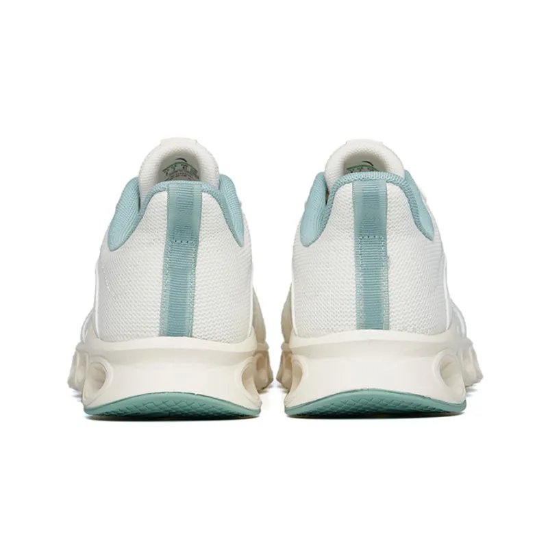 Anta Cushioned Slip-Resistant Abrasion-Resistant Breathable Low-Top Running Shoes Men's White-3