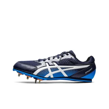 Asics Effort 13 Anti Slip And Wear Resistant Lightweight Low Top Running Shoes Men's Blue White