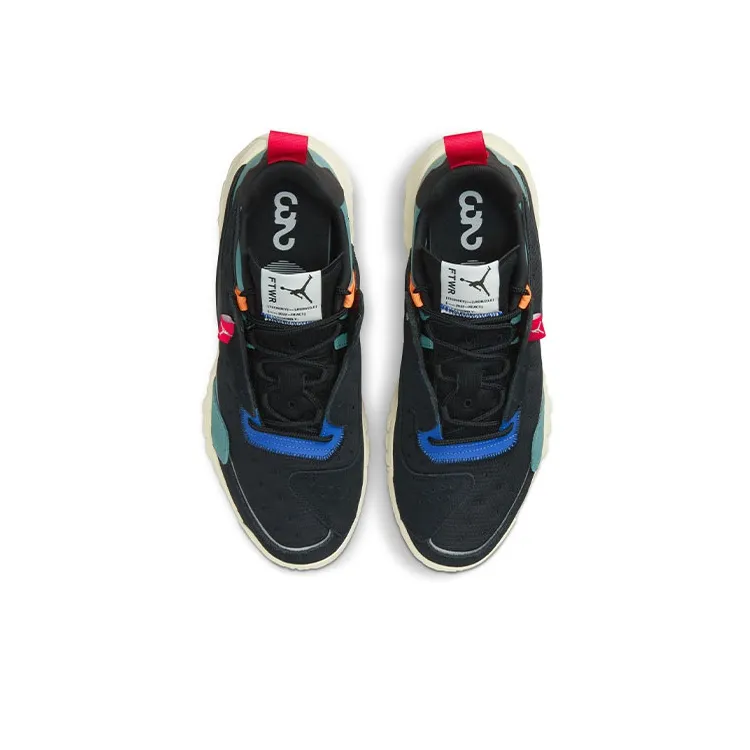 JORDAN Delta 2 Black University Red Mineral Slate-3