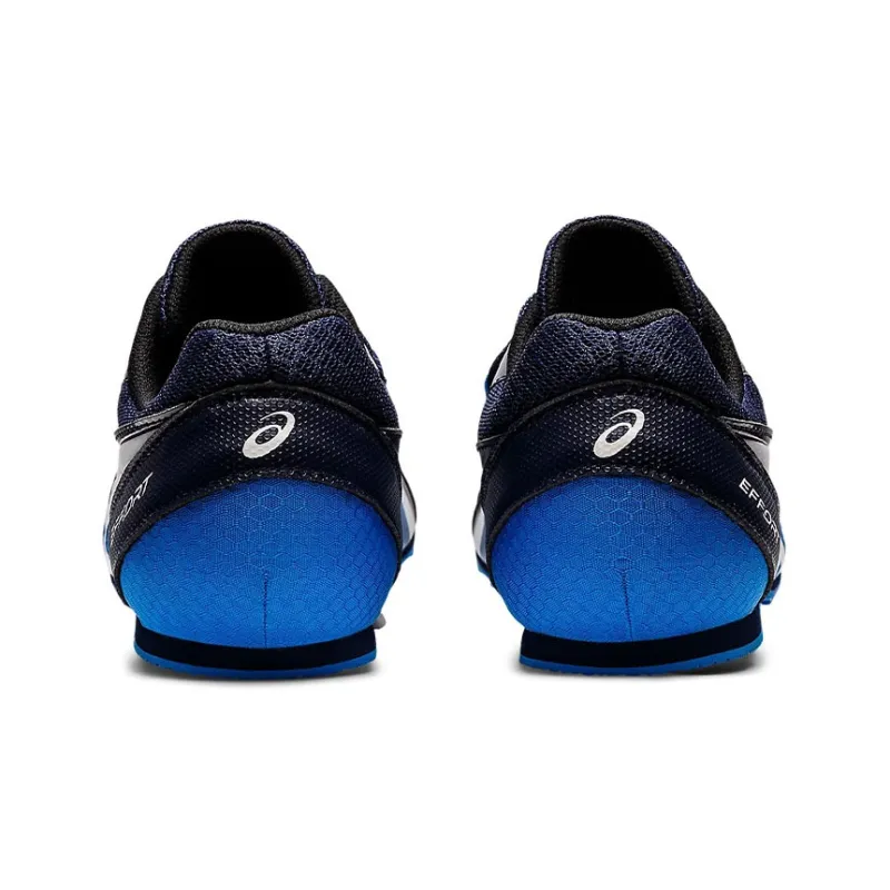 Asics Effort 13 Anti Slip And Wear Resistant Lightweight Low Top Running Shoes Men's Blue White-4