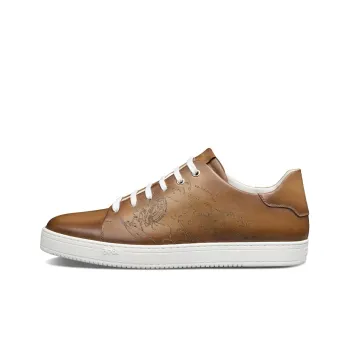 BERLUTI Skateboard Shoes Men Low-Top Brown