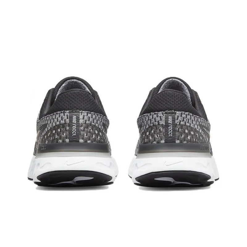 Nike React Infinity Run Flyknit 3 'Black Grey Fog'-4