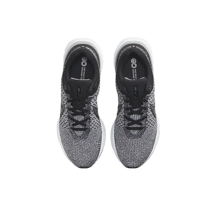 Nike React Infinity Run Flyknit 3 'Black Grey Fog'-3