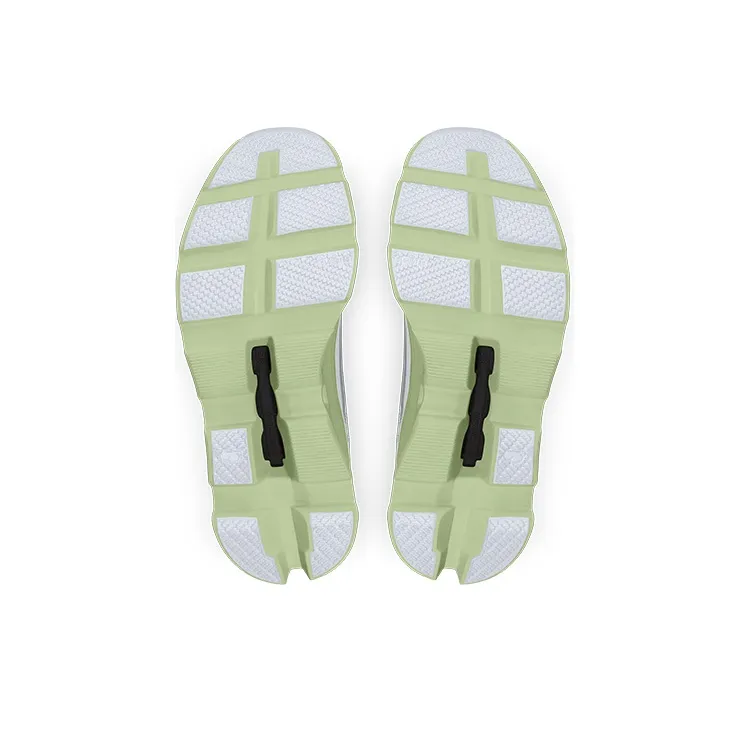 On Running CloudmOnster Glacier Grey Meadow Green Women's-5