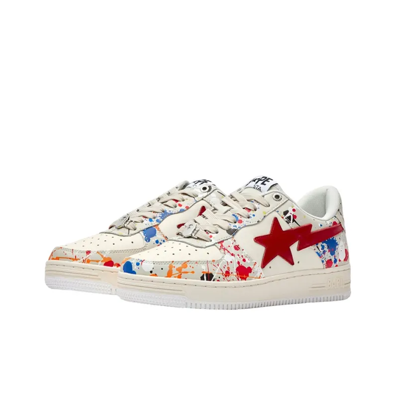 BAPE A BATHING APE Bape Sta Paint Beige-1