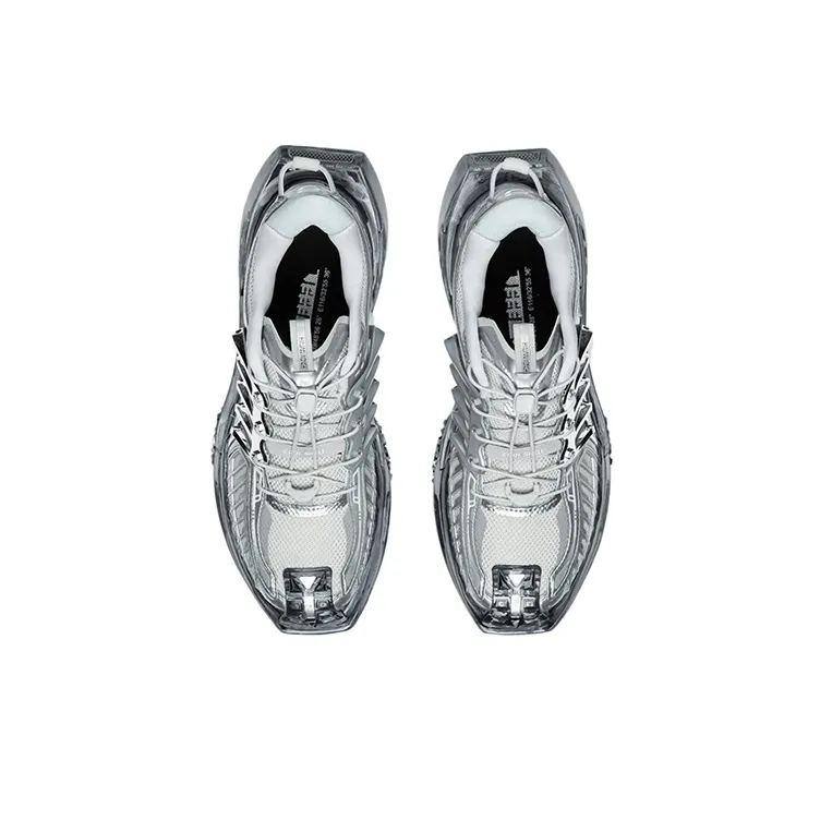 LiNing Xuankong Slay Anti Slip Wear Resistant Low Top Sports Casual Shoes Men's Gray Silver-3