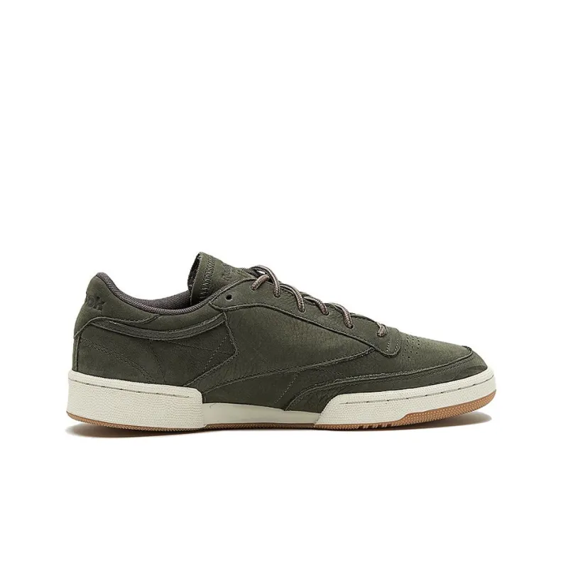 Reebok Club C Skateboard Shoes Men Low-Top Army Green-1