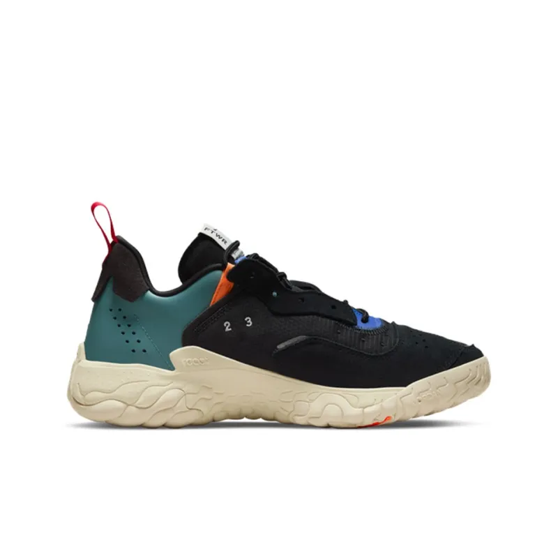 JORDAN Delta 2 Black University Red Mineral Slate-1