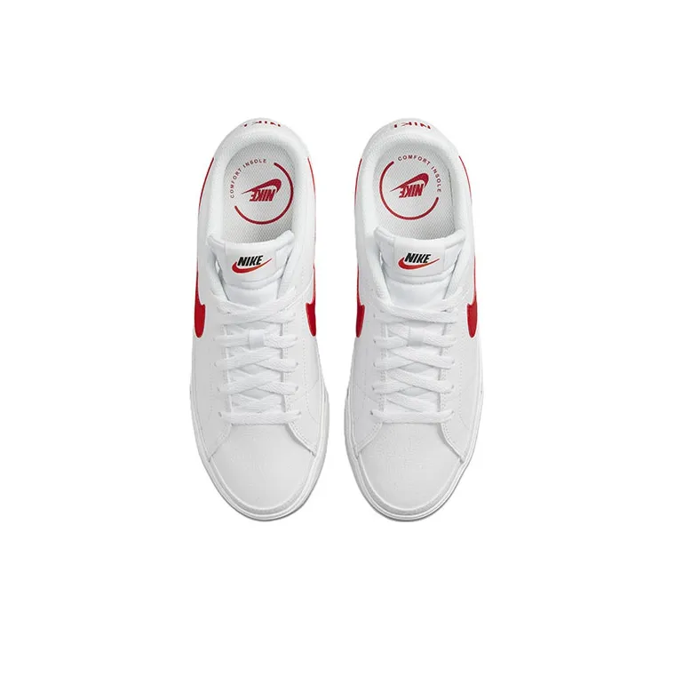 Nike Court Legacy Next Nature White University Red-3